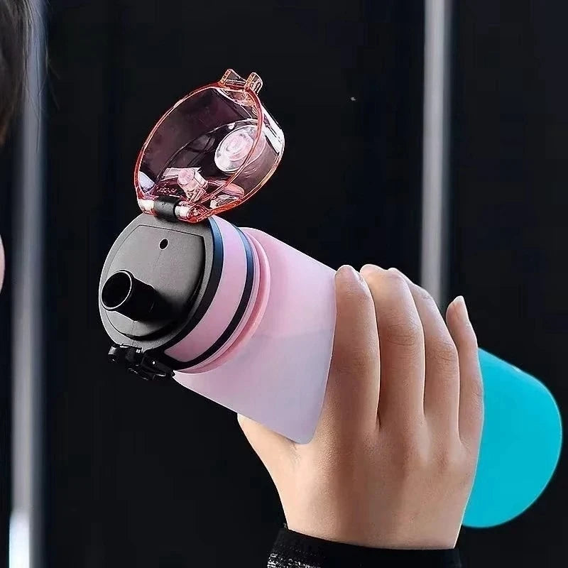 1000Ml Large Capacity Sports Water Bottle Leakproof Colorful Plastic Drinking Bottles Outdoor Travel Cycling Hiking Gym Jugs