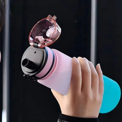 1000Ml Large Capacity Sports Water Bottle Leakproof Colorful Plastic Drinking Bottles Outdoor Travel Cycling Hiking Gym Jugs