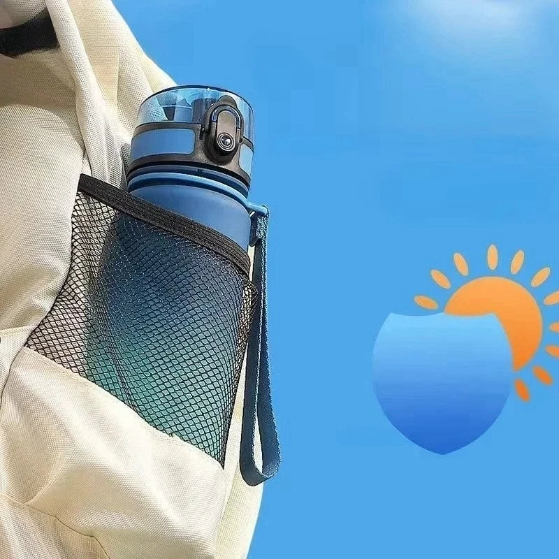 1000Ml Large Capacity Sports Water Bottle Leakproof Colorful Plastic Drinking Bottles Outdoor Travel Cycling Hiking Gym Jugs
