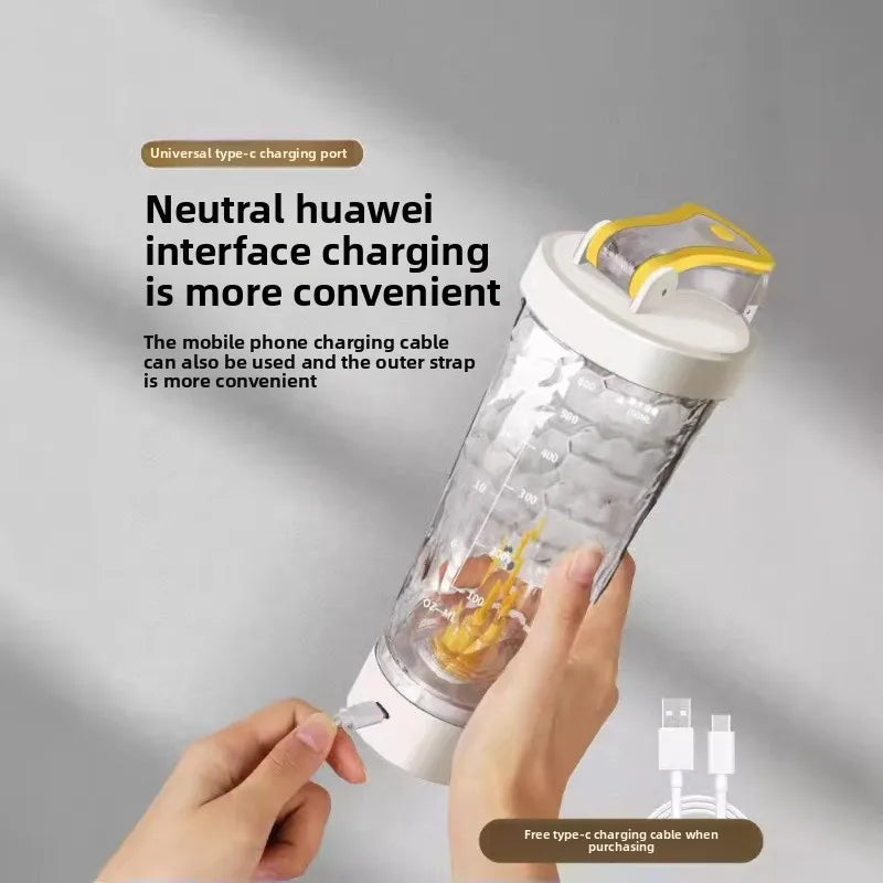 Automatic Stir Cup Large Capacity Exclusive Protein Powder Electric Shake Bottle Fitness Charging Sports Water Cup